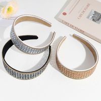 Baroque Style U Shape Rhinestone Diamond Hair Band 1 Piece main image 5