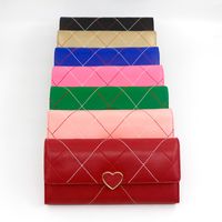 Women's Heart Shape Pu Leather Buckle Wallets main image 4