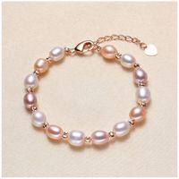Simple Style Circle Pearl Beaded Bracelets 1 Piece sku image 4