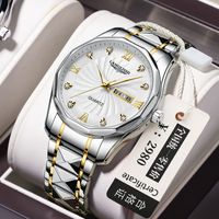 Business Round Letter Butterfly Double Snap Quartz Herren Uhren main image 1