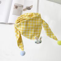 Cute Lattice Cotton And Linen Baby Accessories sku image 6