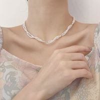 1 Pièce Mode Forme De Cœur Perle D'imitation La Saint-valentin Femmes Collier main image 4