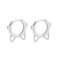 Fashion Cat Copper Plating Ear Studs 1 Pair main image 5