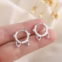 Fashion Cat Copper Plating Ear Studs 1 Pair main image 1