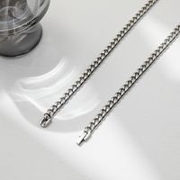 Mode Geometrisch Titan Stahl Polieren Überzug Halskette 1 Stück main image 5