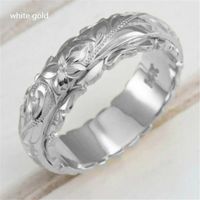 1 Piece Fashion Flower Alloy Carving 14k Gold Plated Women's Rings sku image 1