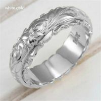 1 Piece Fashion Flower Alloy Carving 14k Gold Plated Women's Rings sku image 16