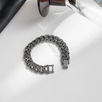 Fashion Geometric Alloy Inlay Rhinestones Unisex Bracelets 1 Piece sku image 6