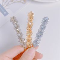 Fashion Bow Knot Crystal Handmade Hair Clip 1 Piece main image 6