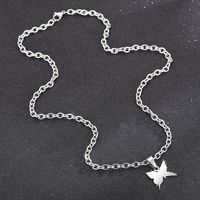 Fashion Butterfly Stainless Steel Plating Pendant Necklace 1 Piece main image 6