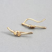 1 Pair Simple Style Leaf Heart Shape Alloy Plating Women's Ear Studs main image 6