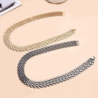 Wholesale Jewelry Hip-Hop Geometric Iron Plating Necklace main image 5