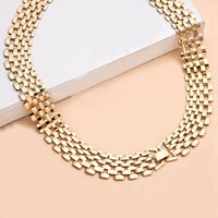 Wholesale Jewelry Hip-Hop Geometric Iron Plating Necklace main image 2