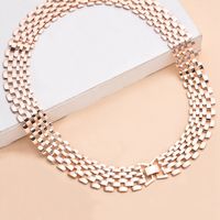 Wholesale Jewelry Hip-Hop Geometric Iron Plating Necklace sku image 3