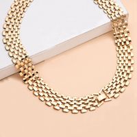 Wholesale Jewelry Hip-Hop Geometric Iron Plating Necklace sku image 2