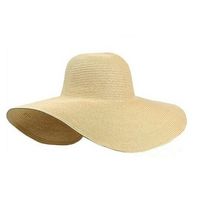 Women's Vacation Solid Color Big Eaves Sun Hat main image 2