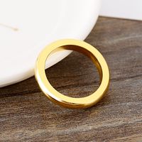Simple Style Geometric Stainless Steel Plating Rings 1 Piece main image 3