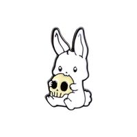 Mode Kaninchen Tier Legierung Emaille Unisex Broschen sku image 1