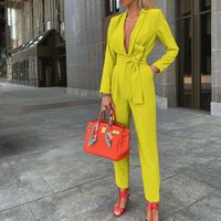 Women's Daily Fashion Solid Color Full Length Jumpsuits main image 4