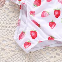 Girl's Cute Strawberry Polyester Tankinis main image 4