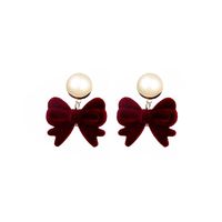 1 Pair Fashion Bow Knot Alloy Plating Women's Drop Earrings main image 3