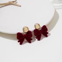 1 Pair Fashion Bow Knot Alloy Plating Women's Drop Earrings main image 5