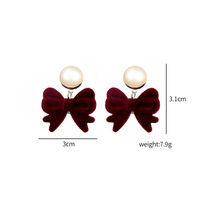 1 Pair Fashion Bow Knot Alloy Plating Women's Drop Earrings main image 2