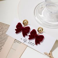 1 Pair Fashion Bow Knot Alloy Plating Women's Drop Earrings main image 6