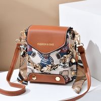 Women's Mini Pu Leather Solid Color Streetwear Square Zipper Crossbody Bag main image 3