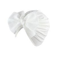 Baby Girl's Cute Solid Color Bowknot Baby Hat sku image 5