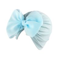 Baby Girl's Cute Solid Color Bowknot Baby Hat main image 3