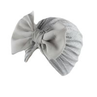 Baby Girl's Cute Solid Color Bowknot Baby Hat sku image 6