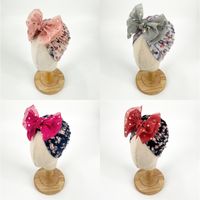 Baby Girl's Cute Flower Printing Baby Hat main image 4