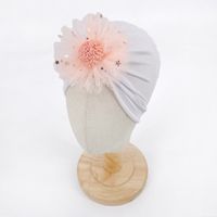 Women's Cute Solid Color Flowers Eaveless Baby Hat sku image 6