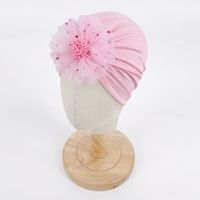 Women's Cute Solid Color Flowers Eaveless Baby Hat sku image 8