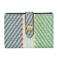 Women's Stripe Canvas Magnetic Buckle Card Holders main image 4