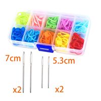 Boxed Plastic Small Button Pin Stitch Marker Sweater Knitting Tool Diy Material main image 5