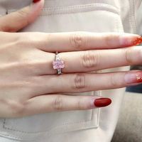 1 Piece Fashion Square Alloy Inlay Zircon Women's Rings main image 6