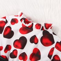 Día De San Valentín Moda Forma De Corazón Poliéster Vestidos Para Niñas main image 5