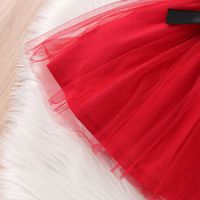 Valentine's Day Fashion Heart Shape Polyester Girls Dresses main image 2