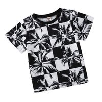 Fashion Coconut Tree Printing Polyester T-shirts & Shirts main image 3