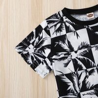 Fashion Coconut Tree Printing Polyester T-shirts & Shirts main image 2