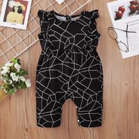 Fashion Color Block Patchwork Polyester Baby Rompers main image 1