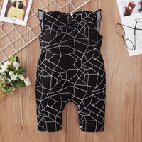 Fashion Color Block Patchwork Polyester Baby Rompers main image 5