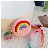 Kid's Rainbow Silica Gel Zipper Kids Wallets sku image 6