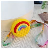 Kid's Rainbow Silica Gel Zipper Kids Wallets sku image 2
