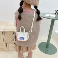 Kid's Small All Seasons Pu Leather Letter Cute Square Magnetic Buckle Handbag main image 4
