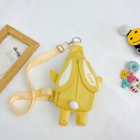 Girl's Medium Nylon Animal Cute Oval Zipper Crossbody Bag sku image 1