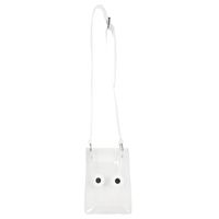 Girl's Medium Pvc Geometric Fashion Square Open Crossbody Bag main image 4