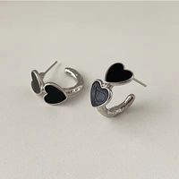 Wholesale Jewelry 1 Pair Fashion Heart Shape Alloy Ear Studs main image 1